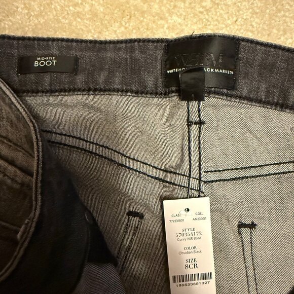 WHBM Curvy Mid-Rise Bootcut Jeans - Picture 2 of 3